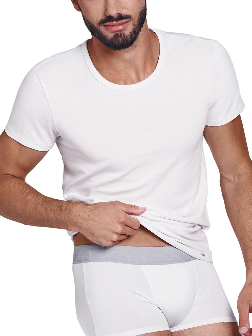 T-shirt manches courtes Hercules Blanc - Kiabi