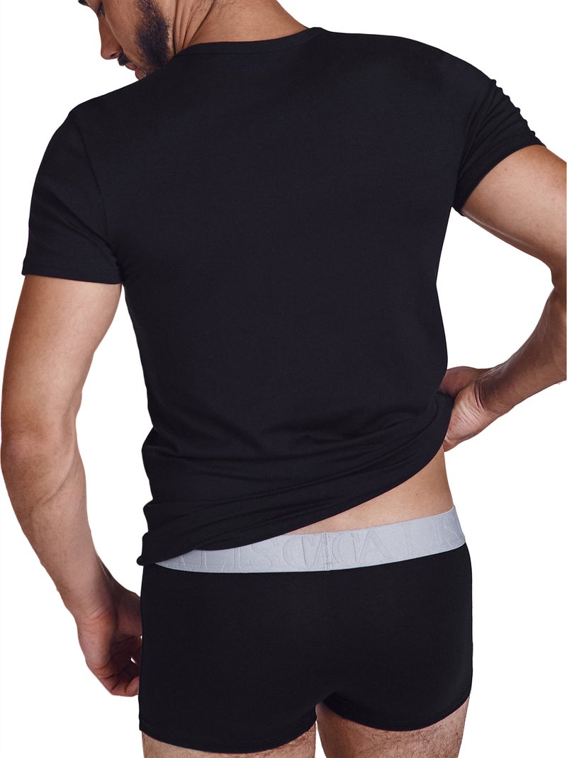 T-shirt manches courtes Hercules Noir - Kiabi