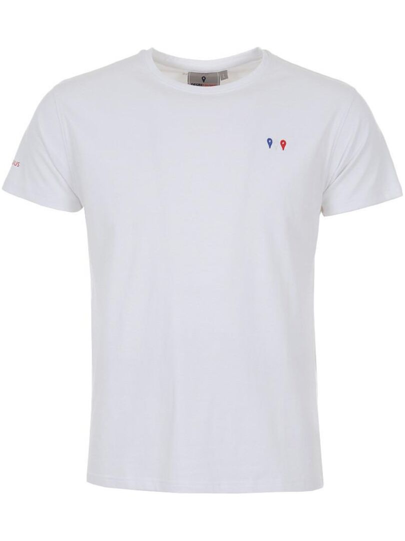 T-shirt manches courtes homme CERGIO - DEGRE CELSIUS Blanc - Kiabi