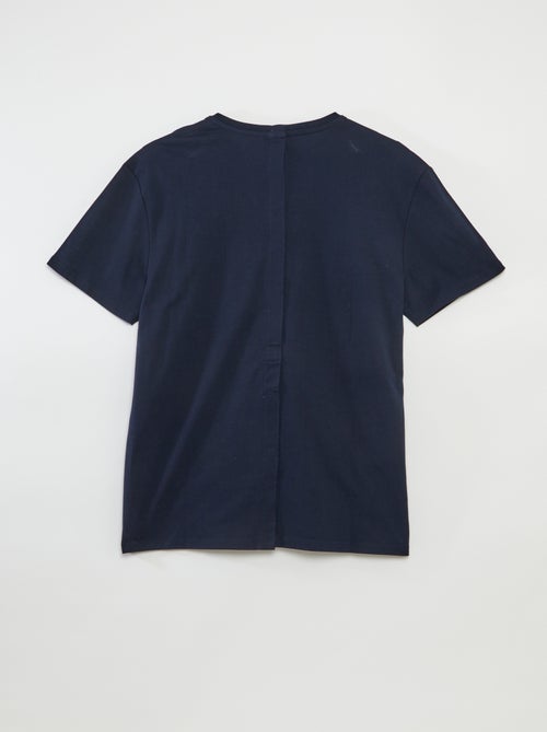 T-shirt manches courtes imprim? - collection facile ? enfiler - Kiabi