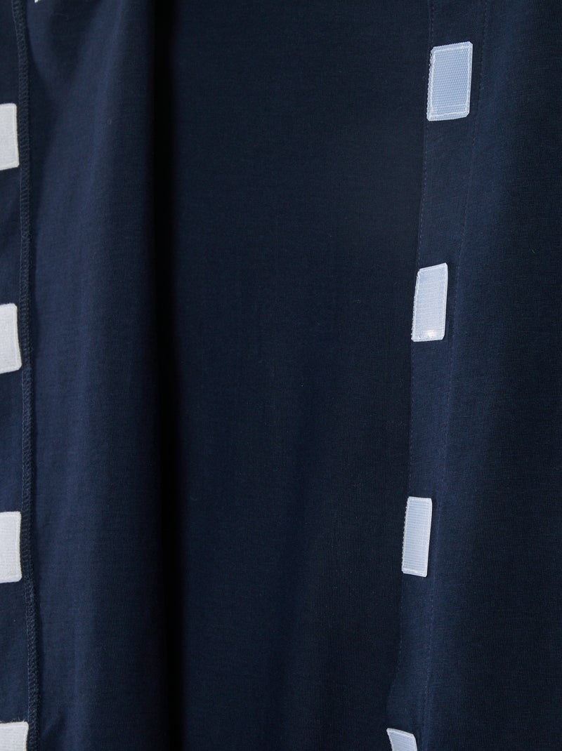 T-shirt manches courtes imprim? - collection facile ? enfiler Bleu - Kiabi