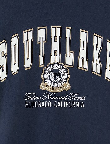 T-shirt manches courtes imprimé - collection facile à enfiler