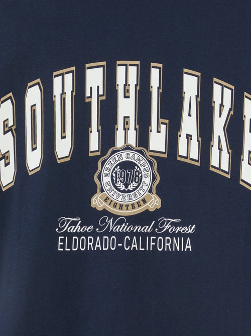 T-shirt manches courtes imprimé - collection facile à enfiler - Kiabi