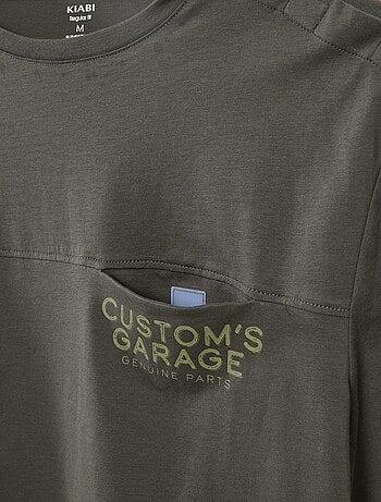 T-shirt manches courtes imprimé - collection facile à enfiler