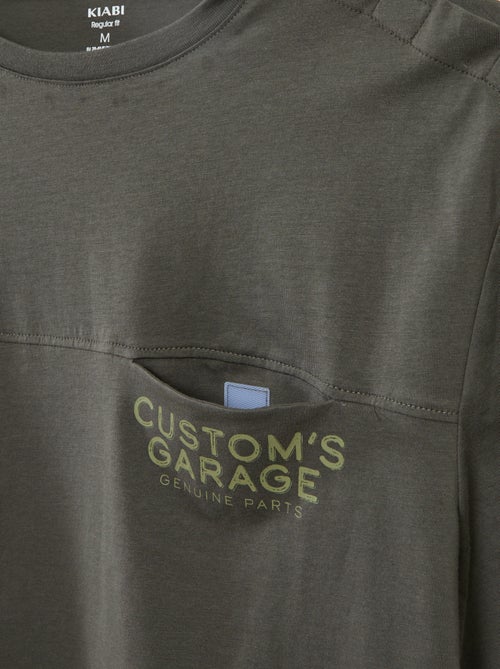 T-shirt manches courtes imprimé - collection facile à enfiler - Kiabi