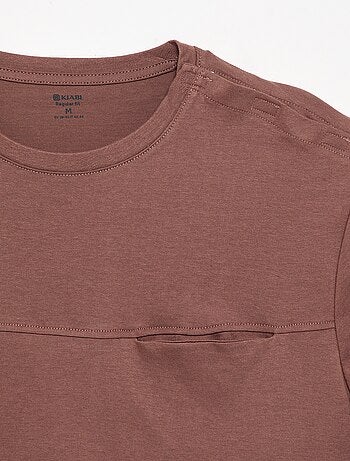 T-shirt en jersey imprimé homme à col rond