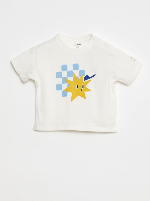 T-shirt manches courtes imprimé - Grafik Edition - Kiabi