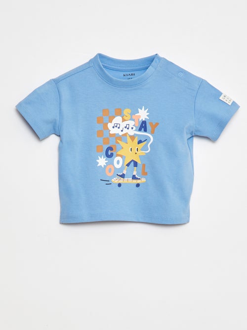 T-shirt manches courtes imprimé - Grafik Edition - Kiabi