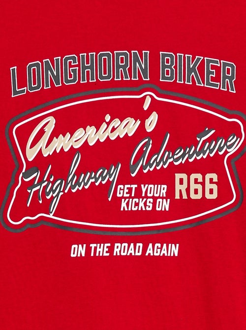 T-shirt manches courtes imprimé - So Easy - Kiabi