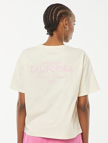 T-shirt manches courtes imprimé