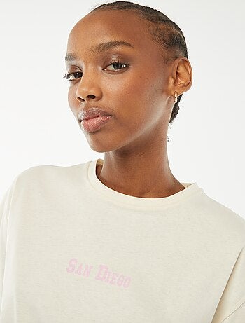 T-shirt manches courtes imprimé