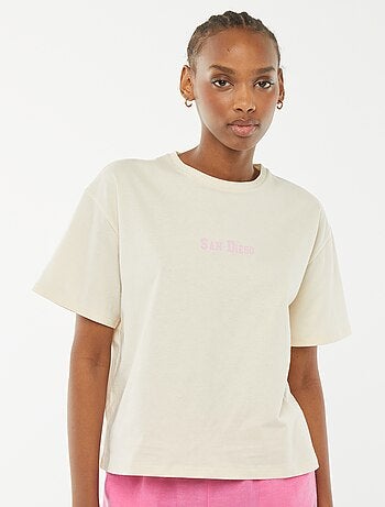 T-shirt manches courtes imprimé
