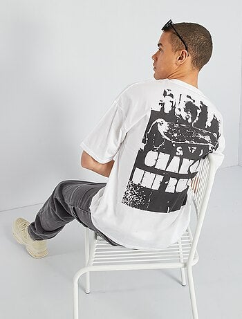 T-shirt manches courtes imprimé - Kiabi