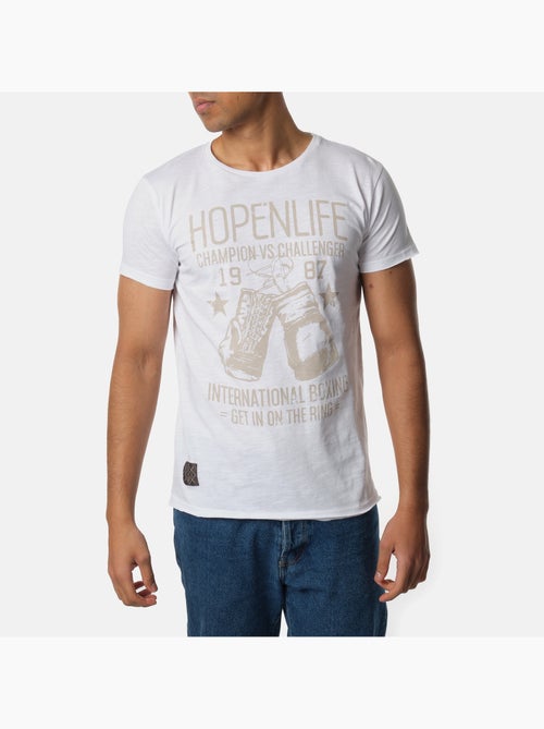 T-shirt manches courtes imprimé - Kiabi