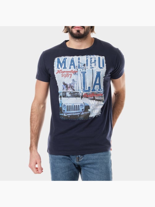 T-shirt manches courtes imprimé - Kiabi