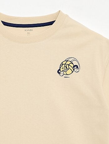 T-shirt manches courtes imprimé devant