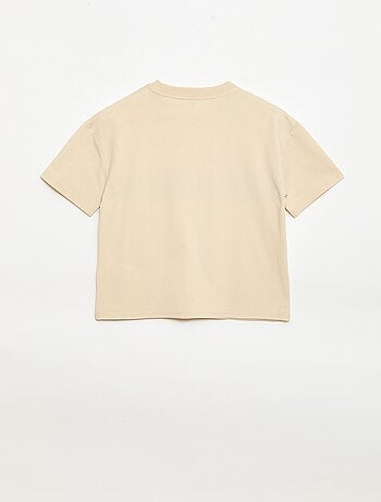 T-shirt manches courtes imprimé devant