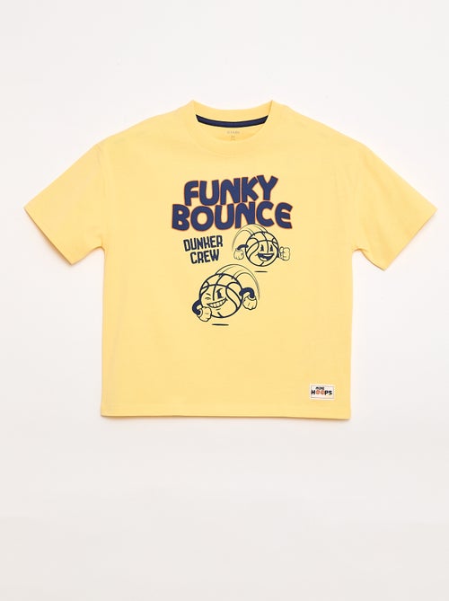 T-shirt manches courtes imprimé devant - Kiabi