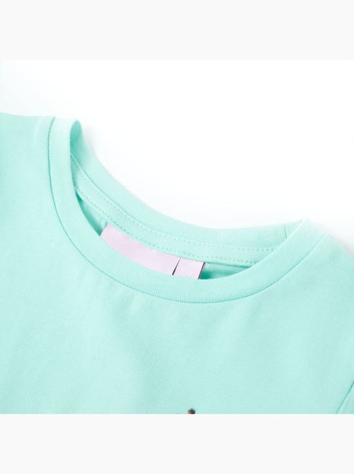 T-shirt manches courtes imprimé girafe sur patins - vidaxl - Kiabi