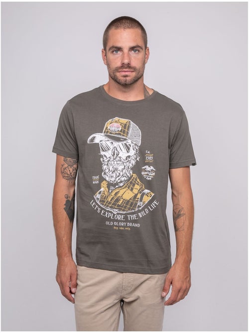 T-shirt manches courtes imprimé JAGUAR - Kiabi