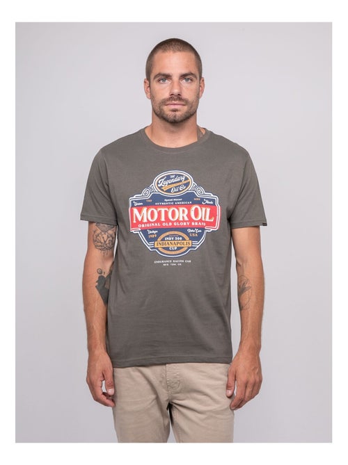 T-shirt manches courtes imprimé JARIKART - Kiabi