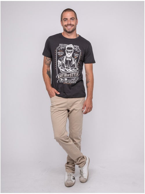 T-shirt manches courtes imprimé JEMIL - Kiabi