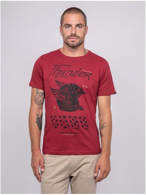 T-shirt manches courtes imprimé JOCTOGONE - Kiabi