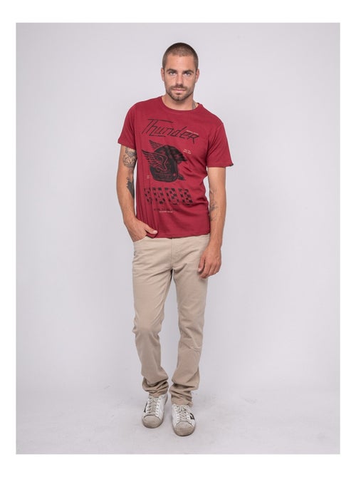 T-shirt manches courtes imprimé JOCTOGONE - Kiabi