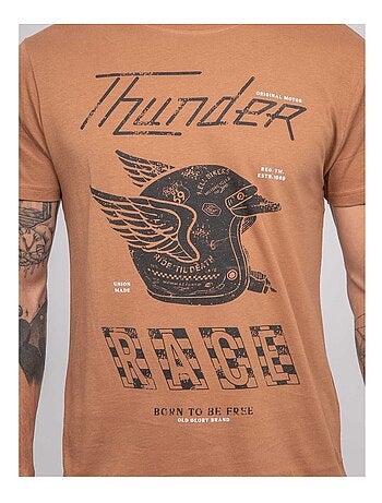 T-shirt manches courtes imprimé JOCTOGONE
