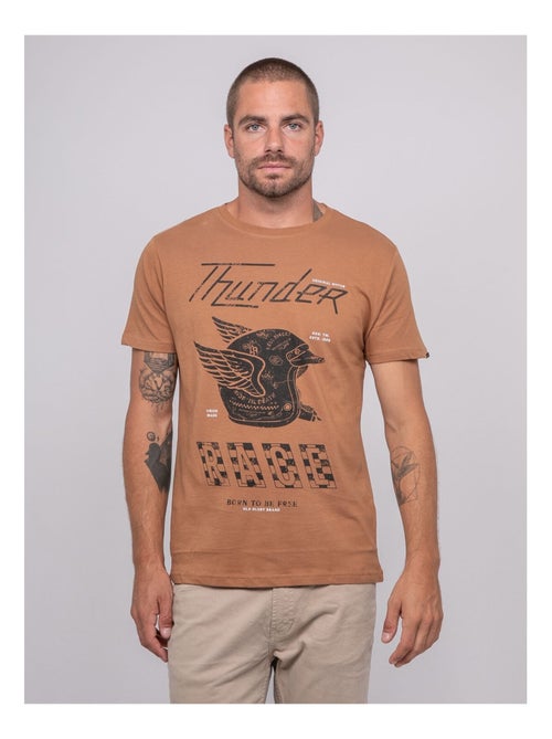 T-shirt manches courtes imprimé JOCTOGONE - Kiabi