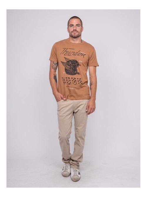 T-shirt manches courtes imprimé JOCTOGONE - Kiabi