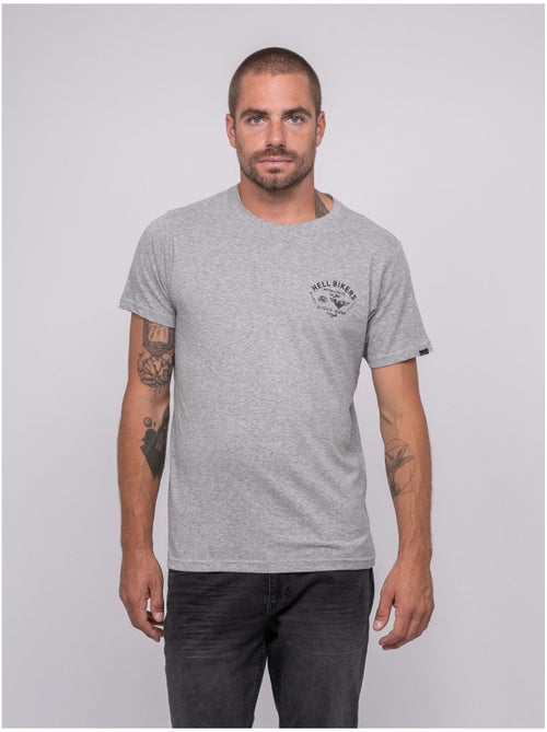 T-shirt manches courtes imprimé JOPATRIOT - Kiabi