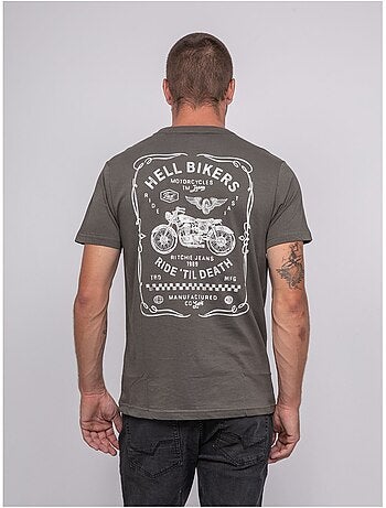 T-shirt manches courtes imprimé JOPATRIOT