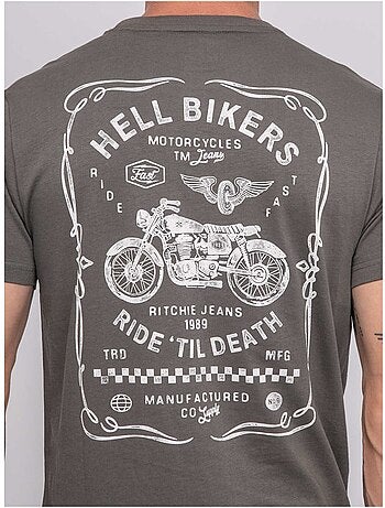 T-shirt manches courtes imprimé JOPATRIOT