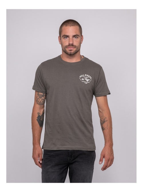 T-shirt manches courtes imprimé JOPATRIOT - Kiabi