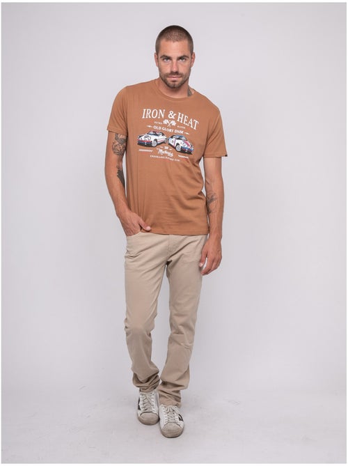 T-shirt manches courtes imprimé JORDENIS - Kiabi