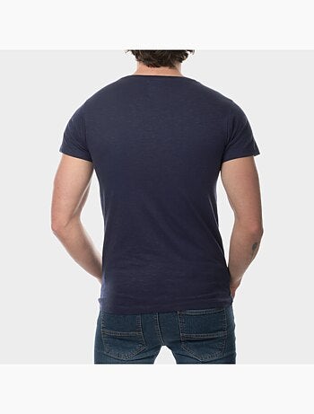 T-shirt manches courtes imprimé poitrine