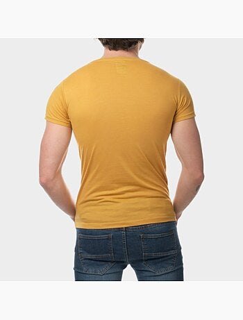 T-shirt manches courtes imprimé poitrine