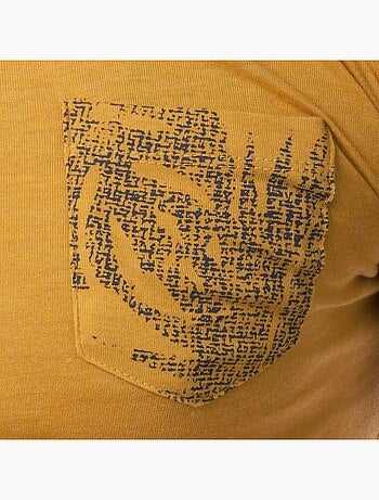 T-shirt manches courtes imprimé poitrine