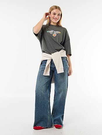 T-shirt manches courtes imprimé recto-verso