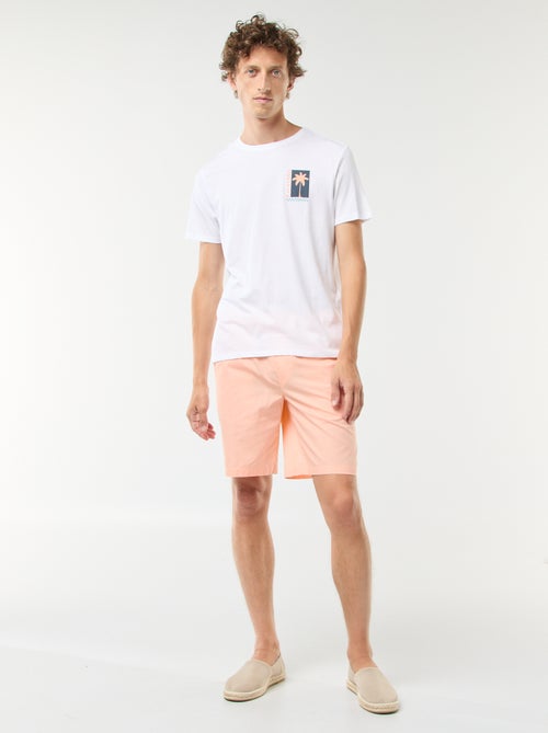 T-shirt manches courtes imprimé recto-verso 'Surf' - Kiabi T-shirt manches courtes imprimé recto-verso 'Surf' - Kiabi