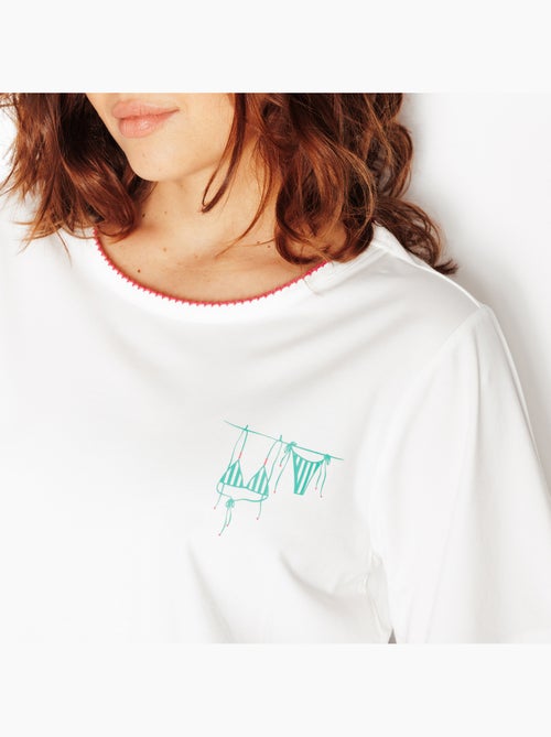 T-shirt manches courtes Italia - RougeGorge Lingerie - Kiabi