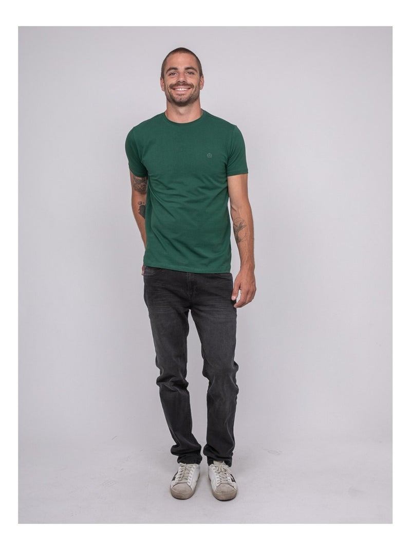 T-shirt manches courtes jedda Vert - Kiabi
