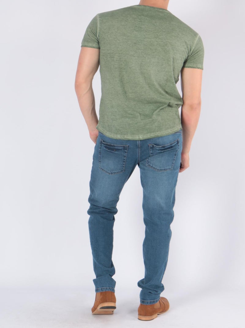 T-shirt manches courtes Kaki - Kiabi