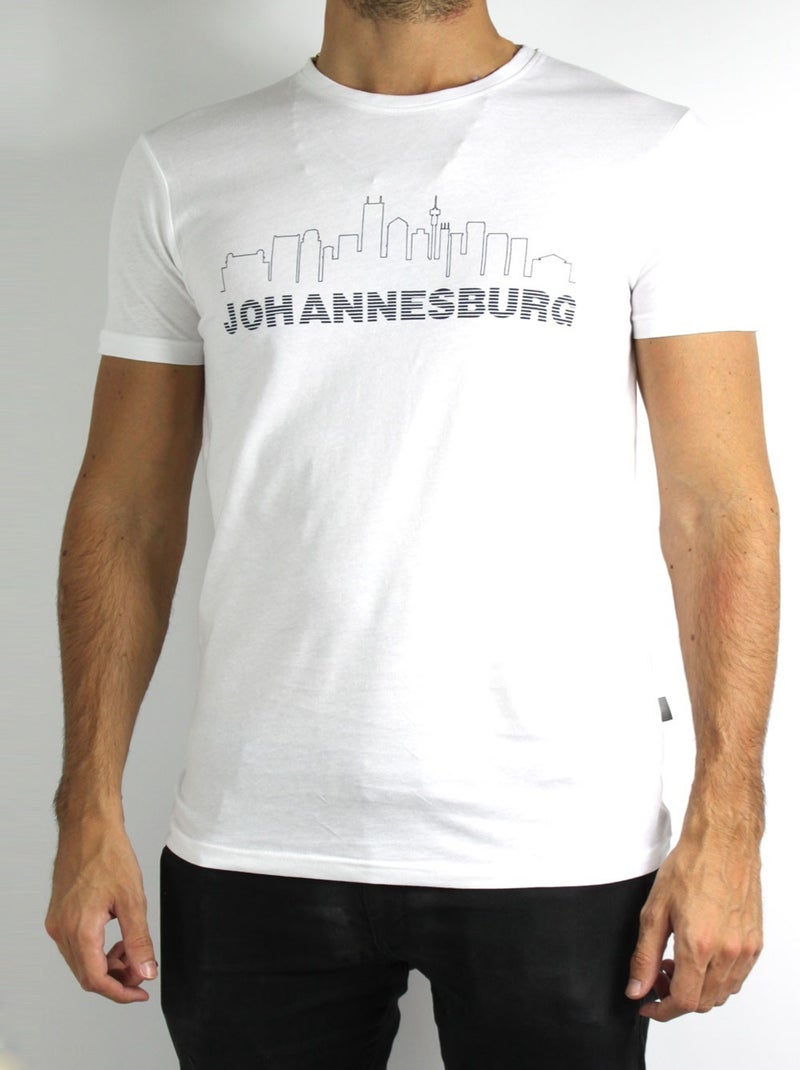 T-Shirt manches courtes Kebello Blanc - Kiabi