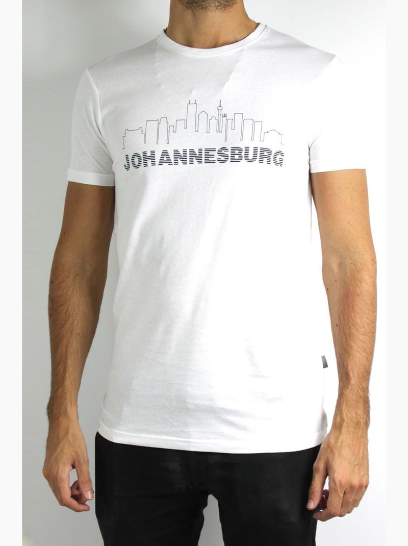 T-Shirt manches courtes Kebello Blanc - Kiabi