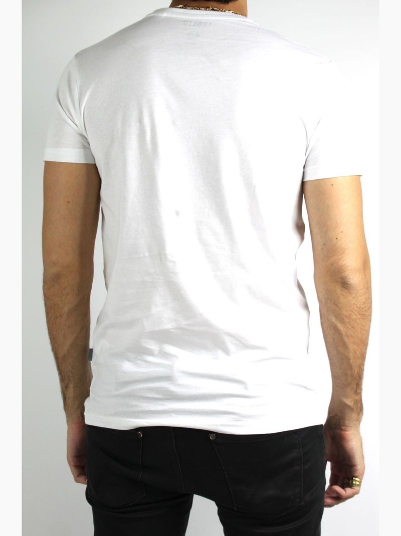 T-Shirt manches courtes Kebello Blanc - Kiabi