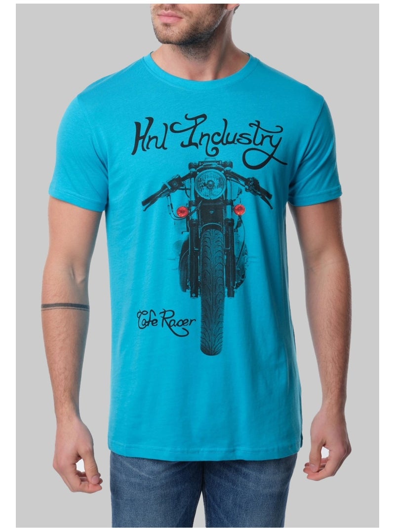 T-Shirt manches courtes Kebello Bleu - Kiabi