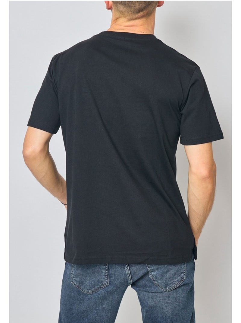 T-Shirt manches courtes Kebello Noir Noir - Kiabi