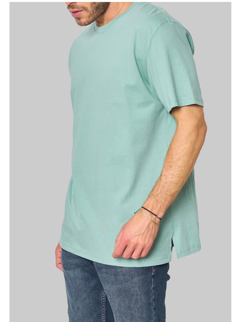 T-Shirt manches courtes Kebello Vert - Kiabi